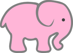 roze olifant